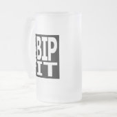 Gerade BIP es Mattglas Bierglas (Vorderseite Links)