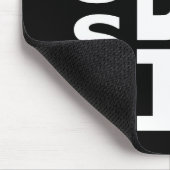 Gerade BIP es Mousepad (Ecke)