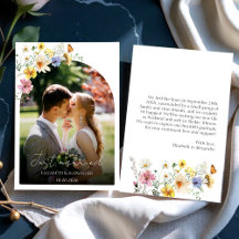 gerade | Boho Wedding Foto Ankündigung