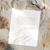 gerade | Boho Wedding Foto Ankündigung