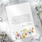 gerade | Boho Wedding Foto Ankündigung