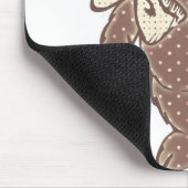 Gerade-can't-widerstehen Sie Mousepad (Ecke)