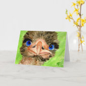 Gerade checkin Strauß-Gruß-Karte Karte (Gelbe Blume)