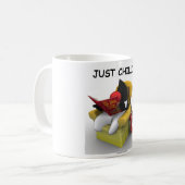 Gerade Chillin (Java-Herzog Mascot Character) Kaffeetasse (Vorderseite Links)