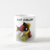 Gerade Chillin (Java-Herzog Mascot Character) Kaffeetasse (Mittel)