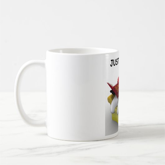 Gerade Chillin (Java-Herzog Mascot Character) Kaffeetasse (Links)