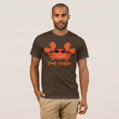 Gerade Chillin Krabbe mit Sonnenbrille T-Shirt (Vorne ganz)