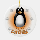 Gerade Chillin Verzierung Keramikornament (Hinten)