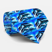 GERADE DELPHINE KRAWATTE (Gerollt)