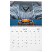 Gerade Deutschland - Pfeifenorgelkalender Kalender (Mär 2027)