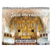 Gerade Deutschland - Pfeifenorgelkalender Kalender (Titelbild)