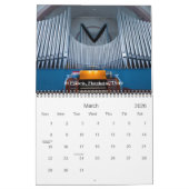 Gerade Deutschland - Pfeifenorgelkalender Kalender (Mär 2026)