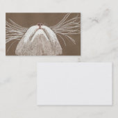 Gerade die Katzenbärte Visitenkarte (Vorne/Hinten)