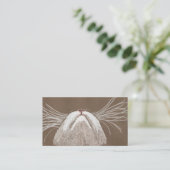 Gerade die Katzenbärte Visitenkarte (Stehend Vorderseite)