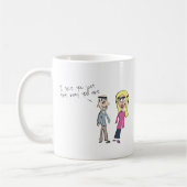 Gerade die Weise sind Sie Kaffeetasse (Links)