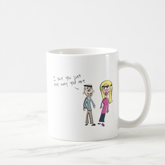 Gerade die Weise sind Sie Kaffeetasse (Rechts)