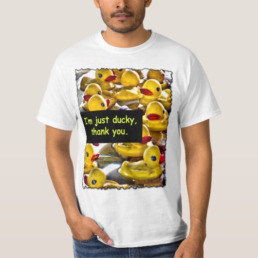 Gerade Ducky T-Shirt (Vorderseite)
