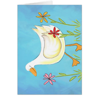 Gerade Ducky w-Blumen