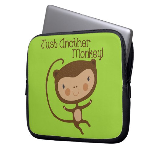 Gerade ein anderer Affe Laptopschutzhülle (Vorderseite Links)