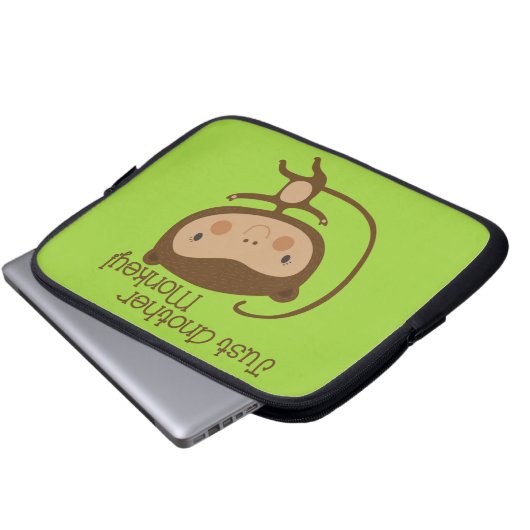 Gerade ein anderer Affe Laptopschutzhülle (Vorne Knopf)
