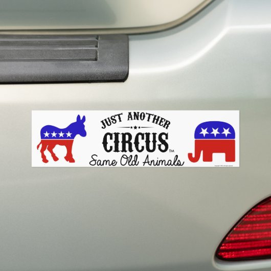 GERADE EIN ANDERER CIRCUS™ Wahl-Autoaufkleber 11x3 Autoaufkleber (Auf Auto)