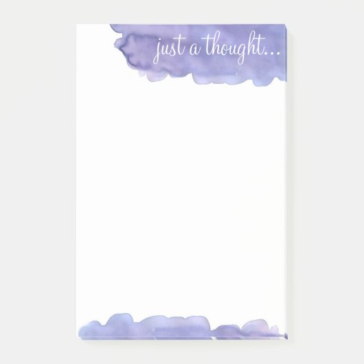 Gerade ein Gedanke Post-it Klebezettel (Vorderseite)