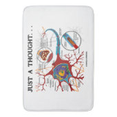 Gerade ein Gedanken-… Neuron-Synapsegeek-Spaß Badematte (Vorderseite Vertikal)