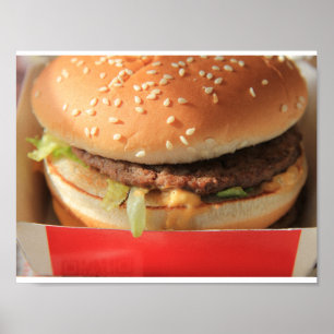 Gerade ein klassischer Hamburger Poster