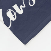 Gerade ein Mädchen, das Liebe-schottisches Fleecedecke (Ecke)