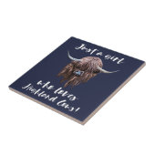 Gerade ein Mädchen, das Liebe-schottisches Fliese (Seite)