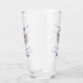 Gerade ein Mädchen, das Liebe-schottisches Glas (Rechts)