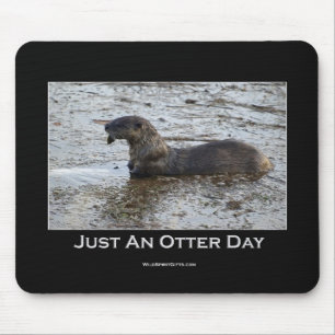 Gerade ein Otter-Tag Mousemat Mousepad