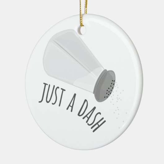 Gerade ein Schlag Keramikornament (Links)