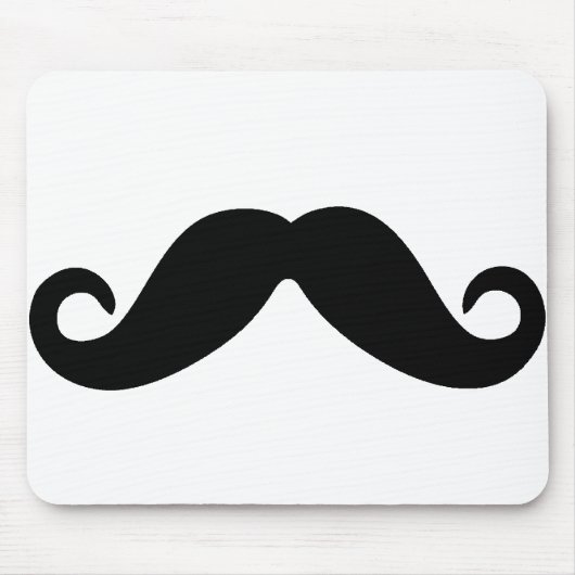 gerade ein Schnurrbart mousepad (Vorne)
