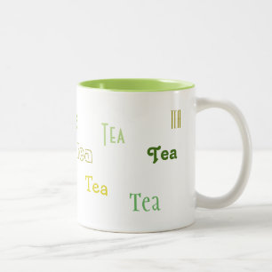 Gerade ein Tee Zweifarbige Tasse
