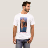 Gerade ein Wolf am Herzen T-Shirt (Vorne ganz)