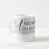 Gerade ein Zahl-Tasse Fifi Autor Blumen Kaffeetasse (Vorderseite Links)