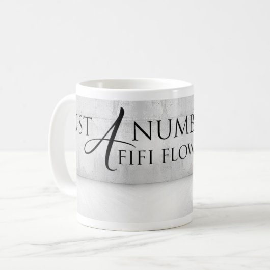 Gerade ein Zahl-Tasse Fifi Autor Blumen Kaffeetasse (Vorderseite Links)
