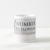 Gerade ein Zahl-Tasse Fifi Autor Blumen Kaffeetasse (Mittel)