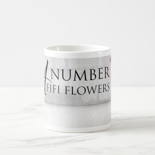 Gerade ein Zahl-Tasse Fifi Autor Blumen Kaffeetasse (Mittel)