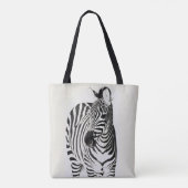 Gerade ein Zebra Tasche (Rückseite)