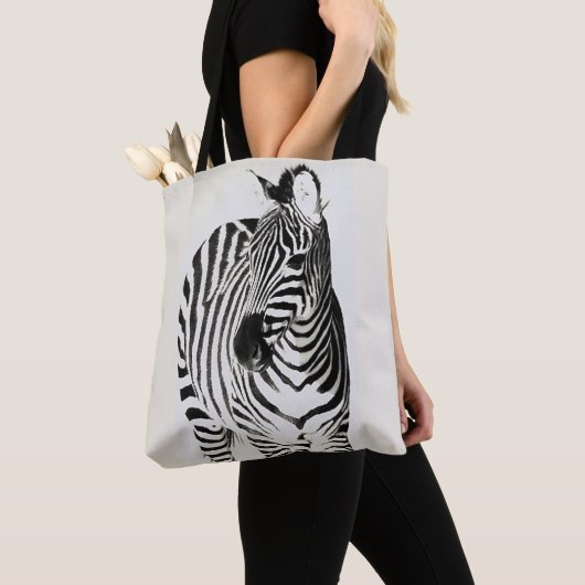 Gerade ein Zebra Tasche (Von Nahem)