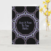 Gerade eine Anmerkung zum zu sagen hallo Karte (Gelbe Blume)