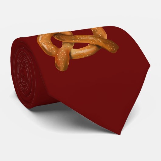 Gerade eine Brezel-Krawatte Krawatte (Gerollt)