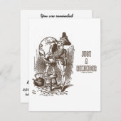 Gerade eine Erinnerung Humpty Dumpty Einladung (Vorne/Hinten)