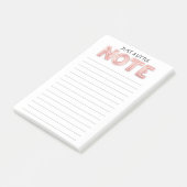 Gerade eine kleine Anmerkung: Post-Itanmerkungen Post-it Klebezettel (angewinkelt)