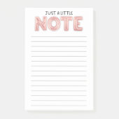 Gerade eine kleine Anmerkung: Post-Itanmerkungen Post-it Klebezettel (Vorderseite)