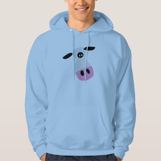 Gerade eine Kuh Hoodie (Vorderseite)