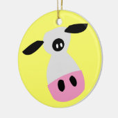 Gerade eine Kuh Keramik Ornament (Links)
