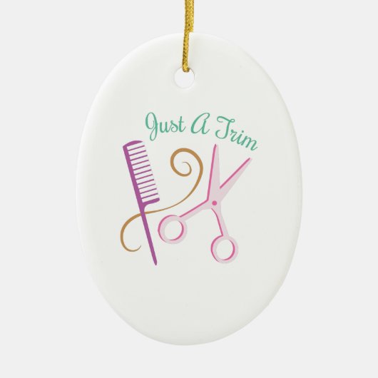 Gerade eine Ordnung Keramikornament (Vorne)